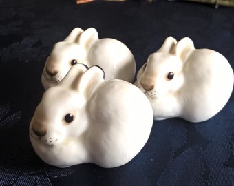 Cute little bunnies x 3 made in USSR