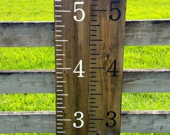 Growth chart rulers, Hand painted, homemade giant rulers, measuring sticks, Kids Nursery