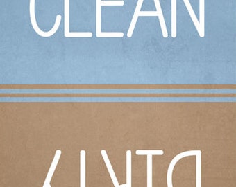 Clean, Dirty, Dishwasher Magnet, New Larger Size !!