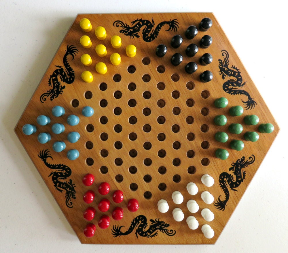 chinese checkers marble set