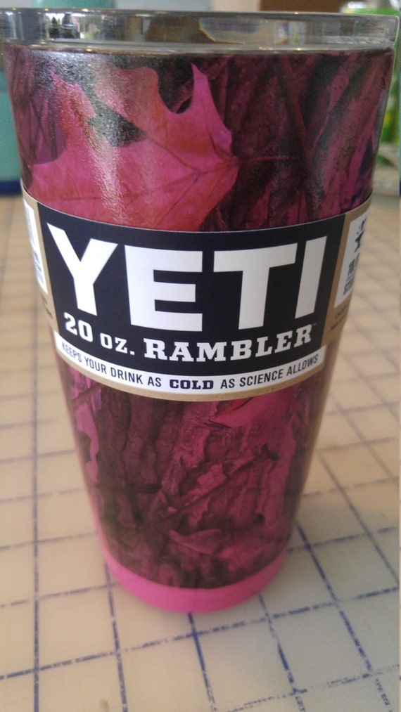 Hydrodipped Muddy Girl Camo Yeti 20oz Rambler by LiquidEdge