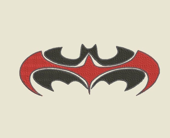 Batman Symbol Machine Embroidery Tribal Design Download by InaHoop