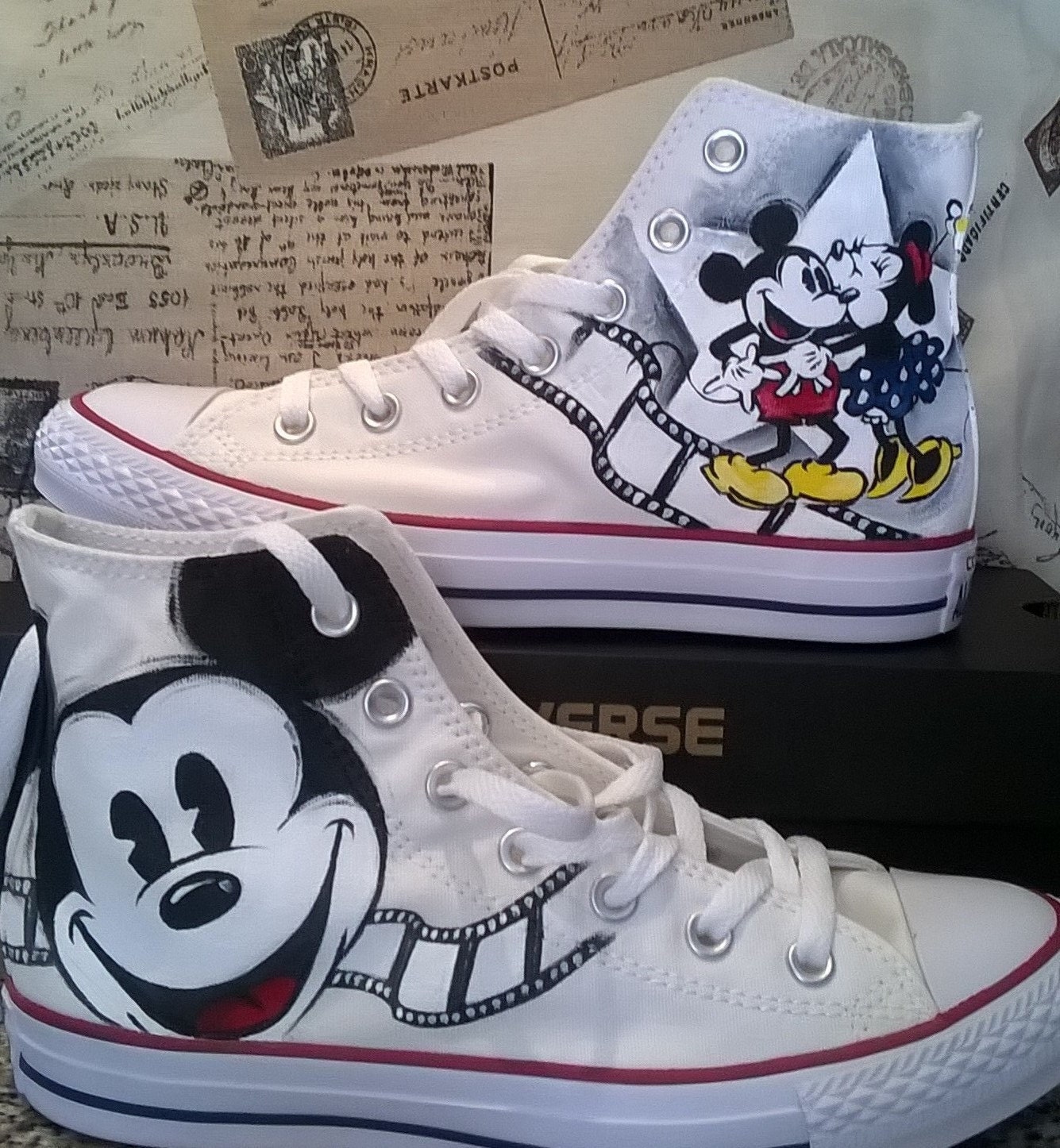 Disney hand painted shoes converse hand painted shoes