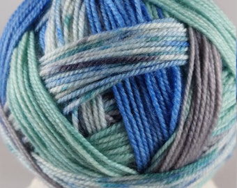 Dashing Through the Snow Self Striping Sock Yarn