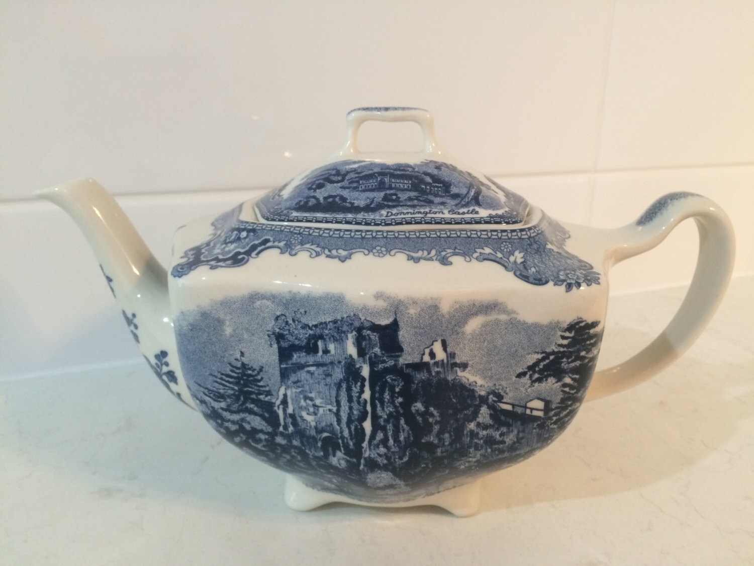 Johnson Brothers Old English Castles Teapot by OldieFromTheGoldie
