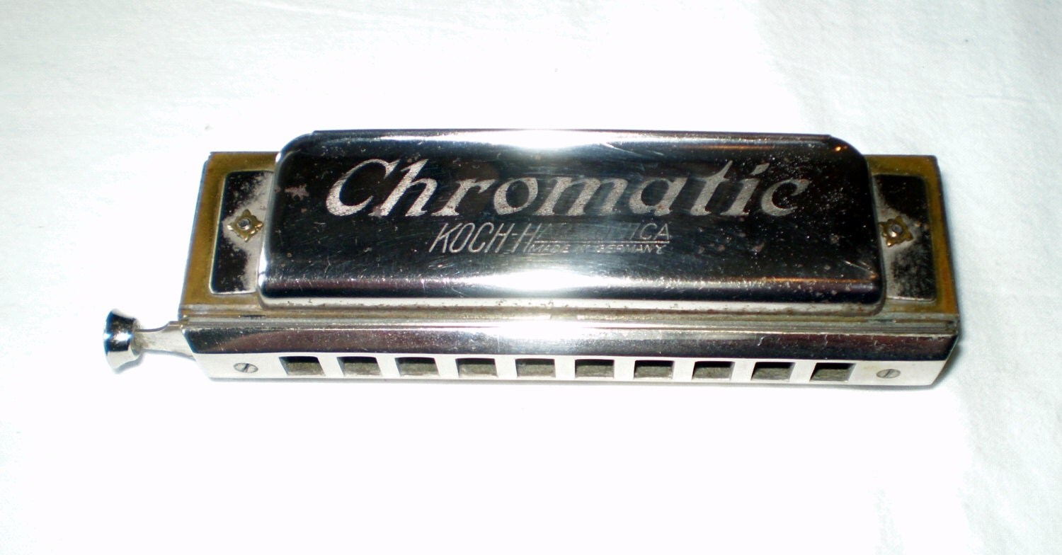 Vintage Koch Chromatic Harmonica in key of C Made in Germany
