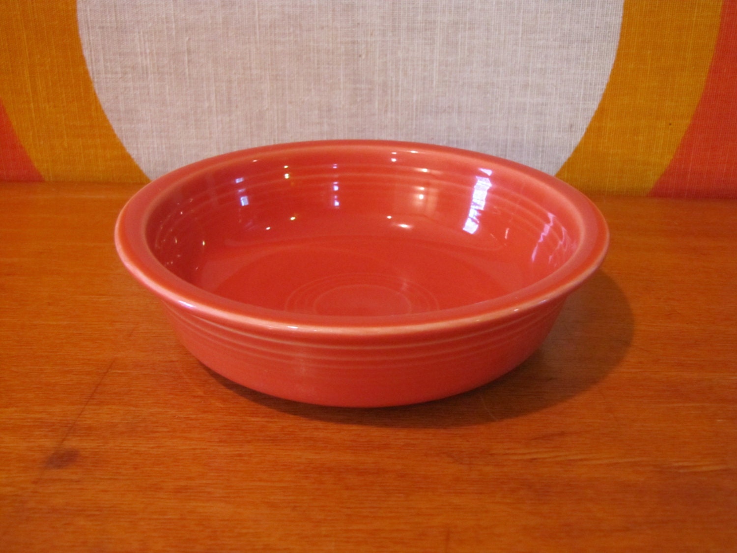 Vintage Fiesta Soup Bowl 7 Fiestaware Bowl Persimmon