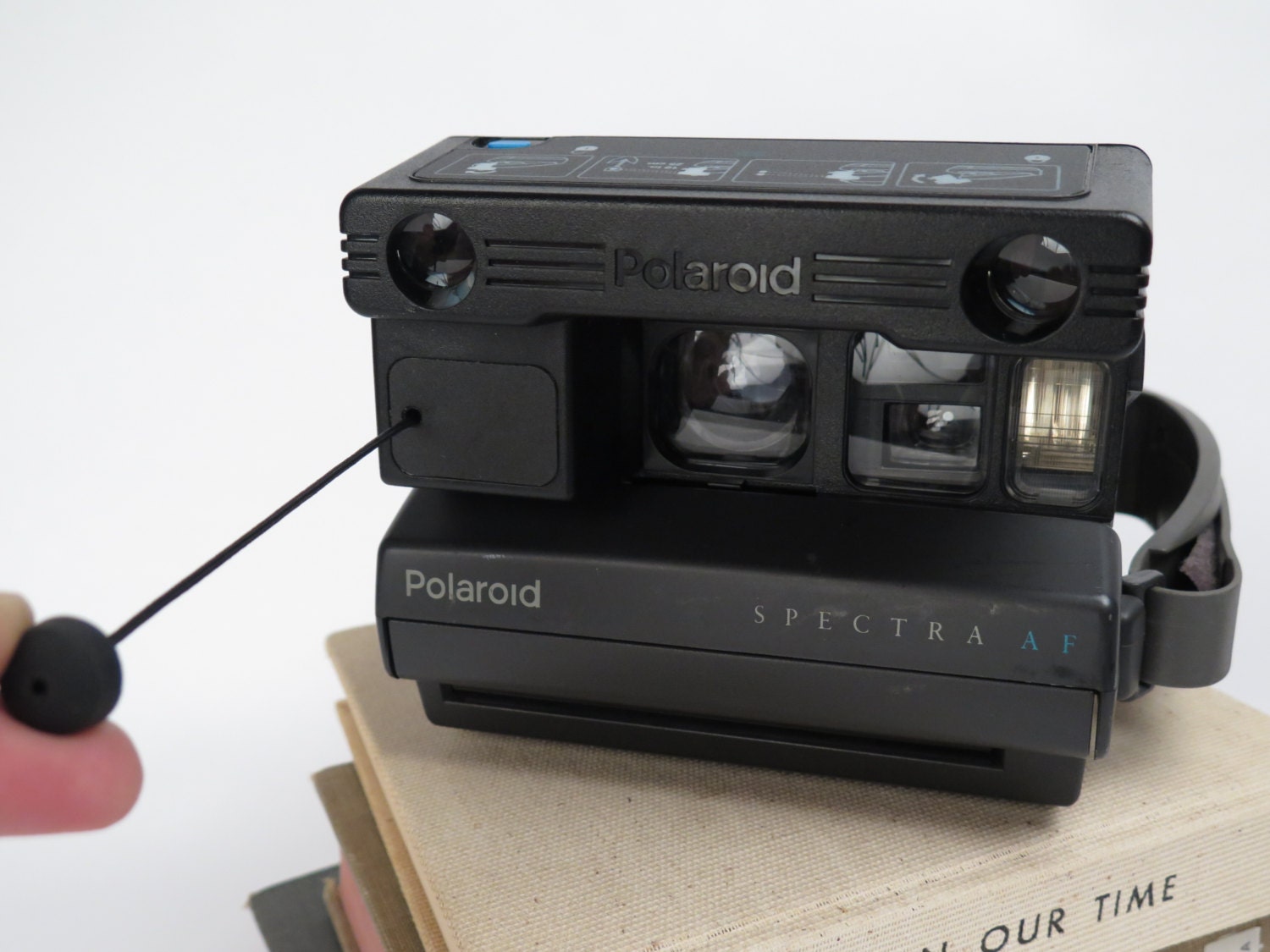 Polaroid Spectra AF with close up attachment