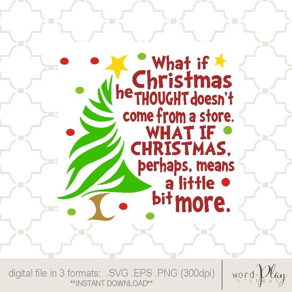 SVG What if Christmas means a little bit more by designsbywordplay