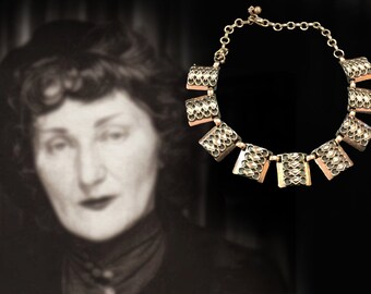 Fabulous Mid-Century Copper Choker Necklace