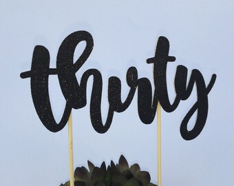 Thirty cake topper-Forty cake topper-Fifty cake topper-milestone birthday-cake topper