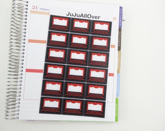 Movie Theater Planner Stickers l Deco Stickers l Decorative Stickers l Planner Stickers l Functional Decorative Stickers l Movie Time