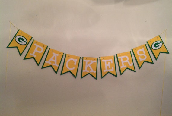 Green Bay Packers Banner inspired Birthday Anniversary Baby