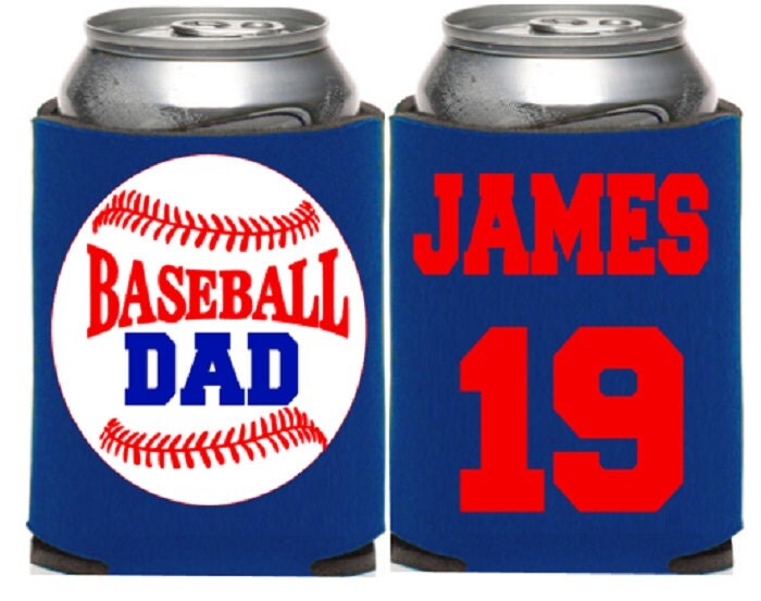 Baseball DAD KOOZIE® or Can Holder Custom KOOZIE®