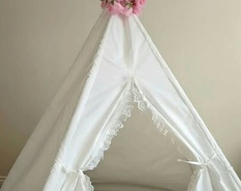 Kids Teepee Play Tent Tipi Wigwam Children
