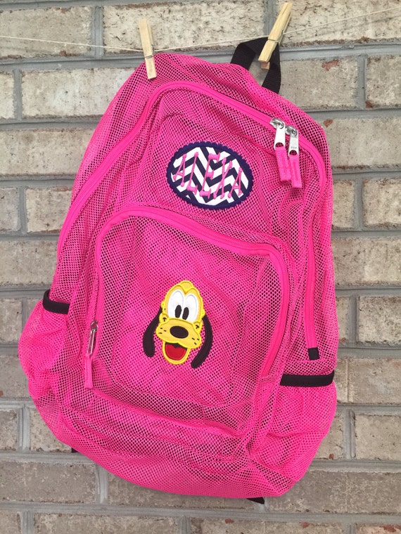 Monogrammed Backpack Mesh Backpack Back To School Girls   Il 570xN.1002076754 Rsv2 