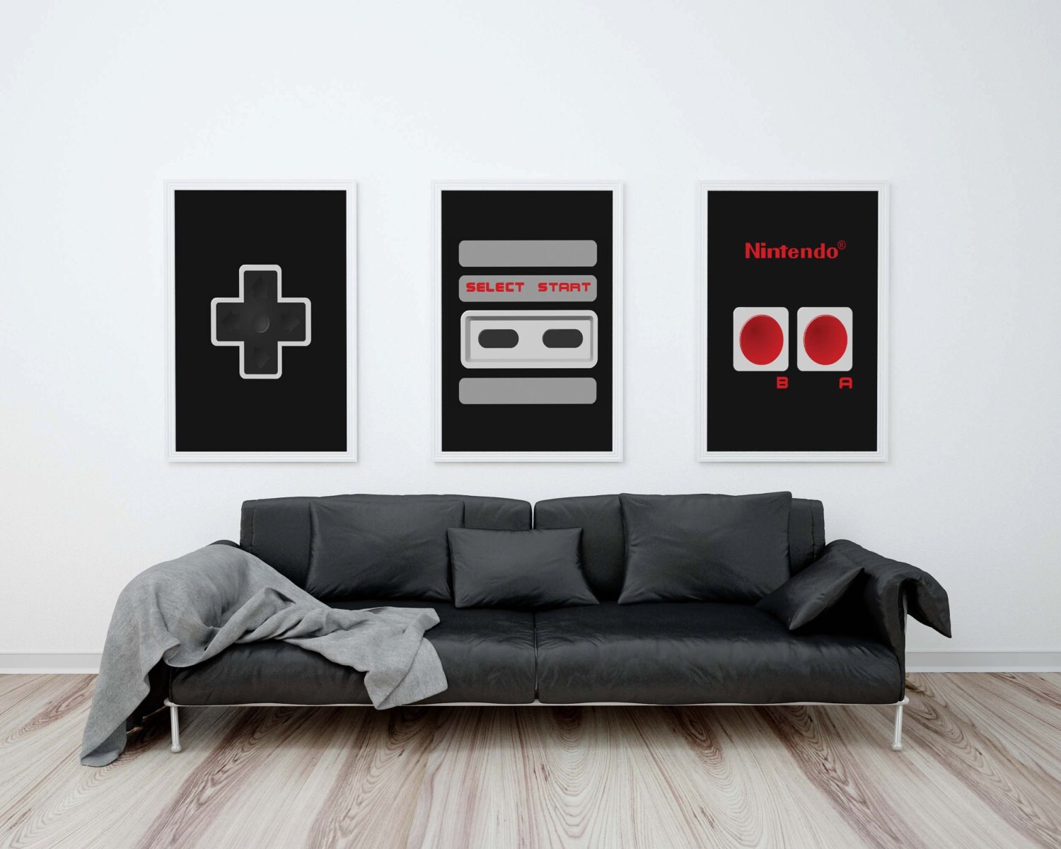 Nintendo Wall Art nintendo controller posters set nintendo art nes controller Nintendo Wall Art nintendo controller posters set nintendo art nes controller