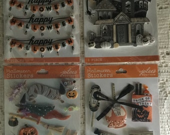 halloween 3d scrapbook stickers