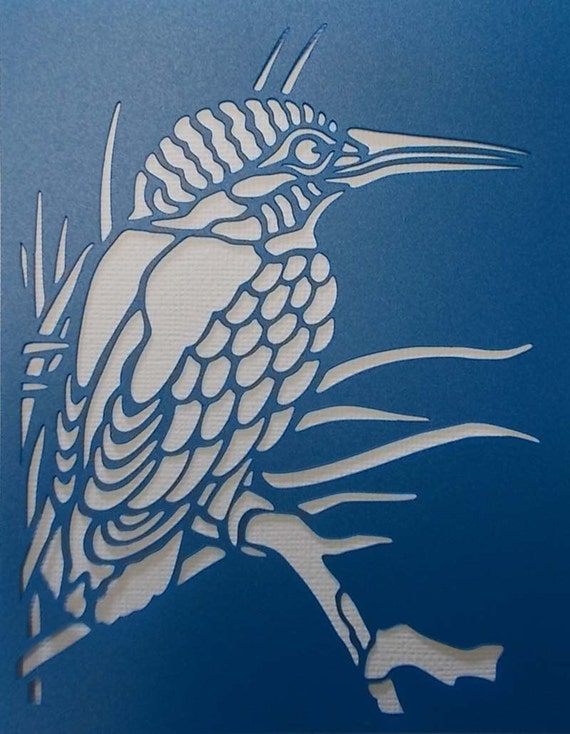 Kingfisher Stencil