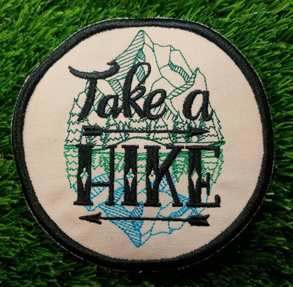Take a Hike Adventure Patch Embroidered Travelling Badge Gap