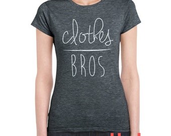 Clothes Over Bros Graphic Tee Tee for Womens (t-shirt funny look very soft girl ladies fit ow tree hill keith KEITH SCOTT)