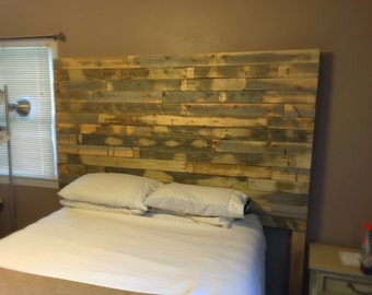 Pallet headboard | Etsy