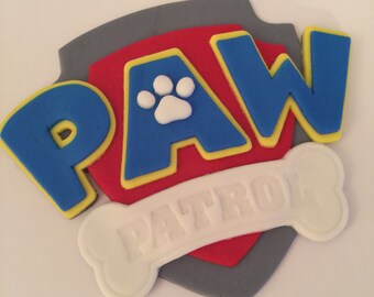 Paw Patrol Cake Topper-Fondant