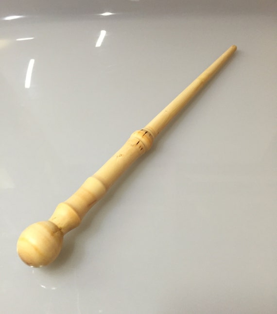 Wizard Wand Harry Potter Wand Applewood Hand Turned Wand