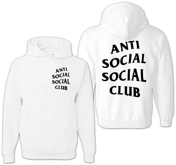 Antisocial Social Club Hoodie Anti Social By Rollingstonedts