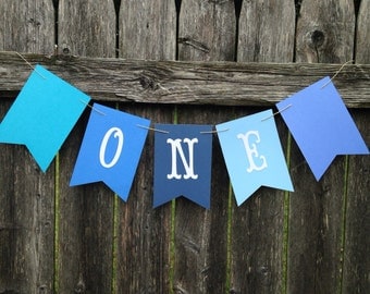 One banner. High chair banner. I am one banner. First birthday banner. Boy 1st birthday banner.