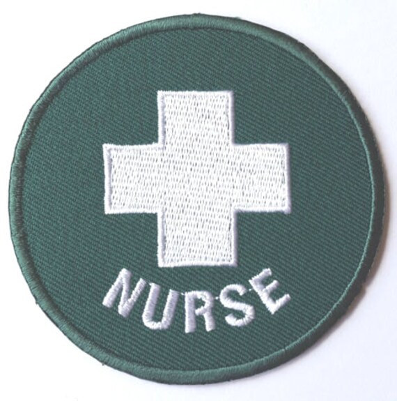 Nurse Patch Embroidered Badge Applique First Aid CPR by PatchEire