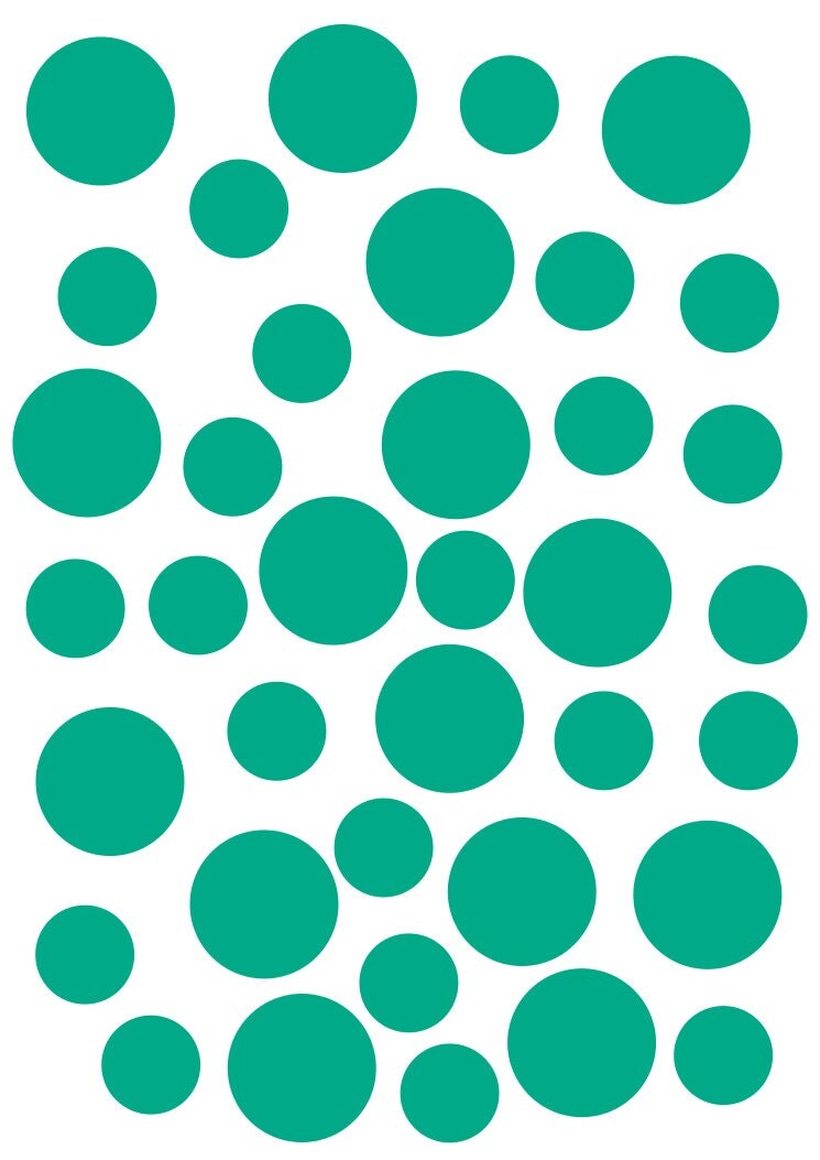 Polka dot stickersPolka dot vinyl decals AddonPolka dot