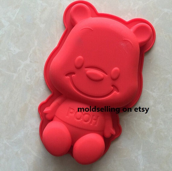 Winnie The Pooh Disney Chocolate Mold Soap Cake by moldselling
