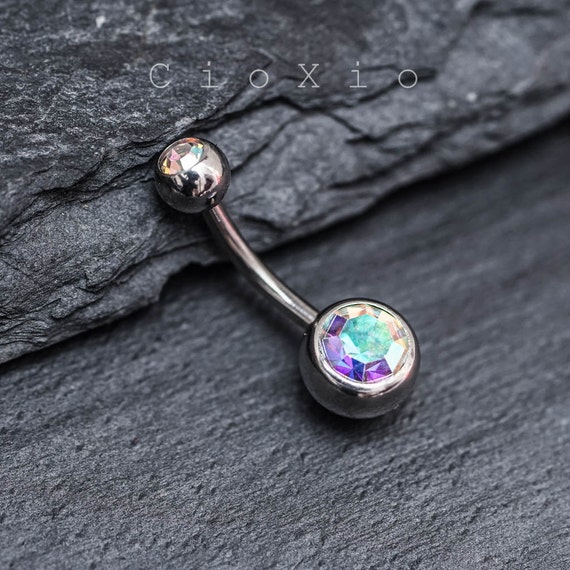 belly ring belly button ring belly button jewelry simple by CioXio