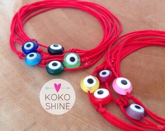 Evil Eye String bracelet, Red string Bracelet, Kabbalah Bracelet, Evil Eye bracelet, Spiritual Bracelet, Red Evil Eye Bracelet