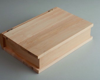 Unfinished wood box Etsy