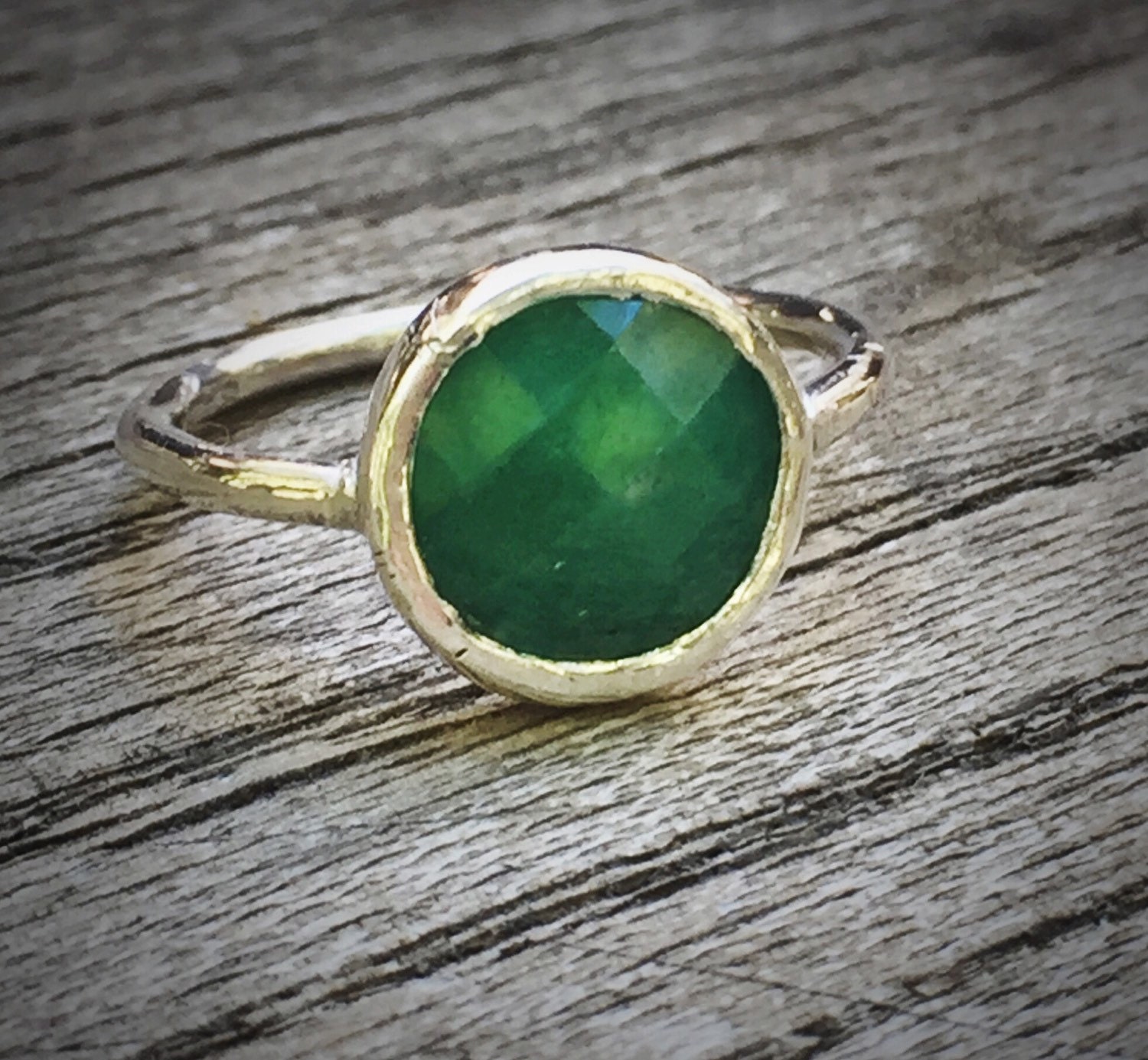 Emerald Ring Natural Emerald Ring Emerald gemstone by mossNstone