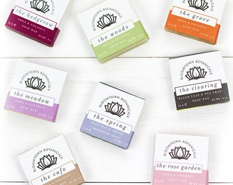 Natural Handmade Nourishing Mini Soap Bars - Palm Oil-Free and Cruelty-Free - Natural Clays & Premium Plant Oils