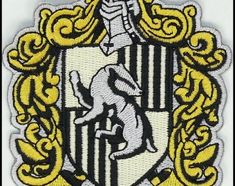 HUFFLEPUFF Harry Potter Hogwarts PATCH High Quality Iron/Sew On Free Shipping