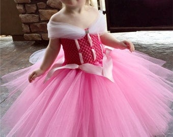 Aurora Princess Dress- Sleeping Beauty Princess Dress Costume -Disney Princess Dress - Princess Tutu Dress - Disney Costume- Halloween