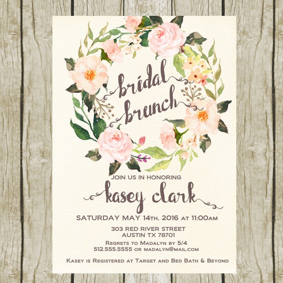 Bridesmaid Brunch Invitations 9