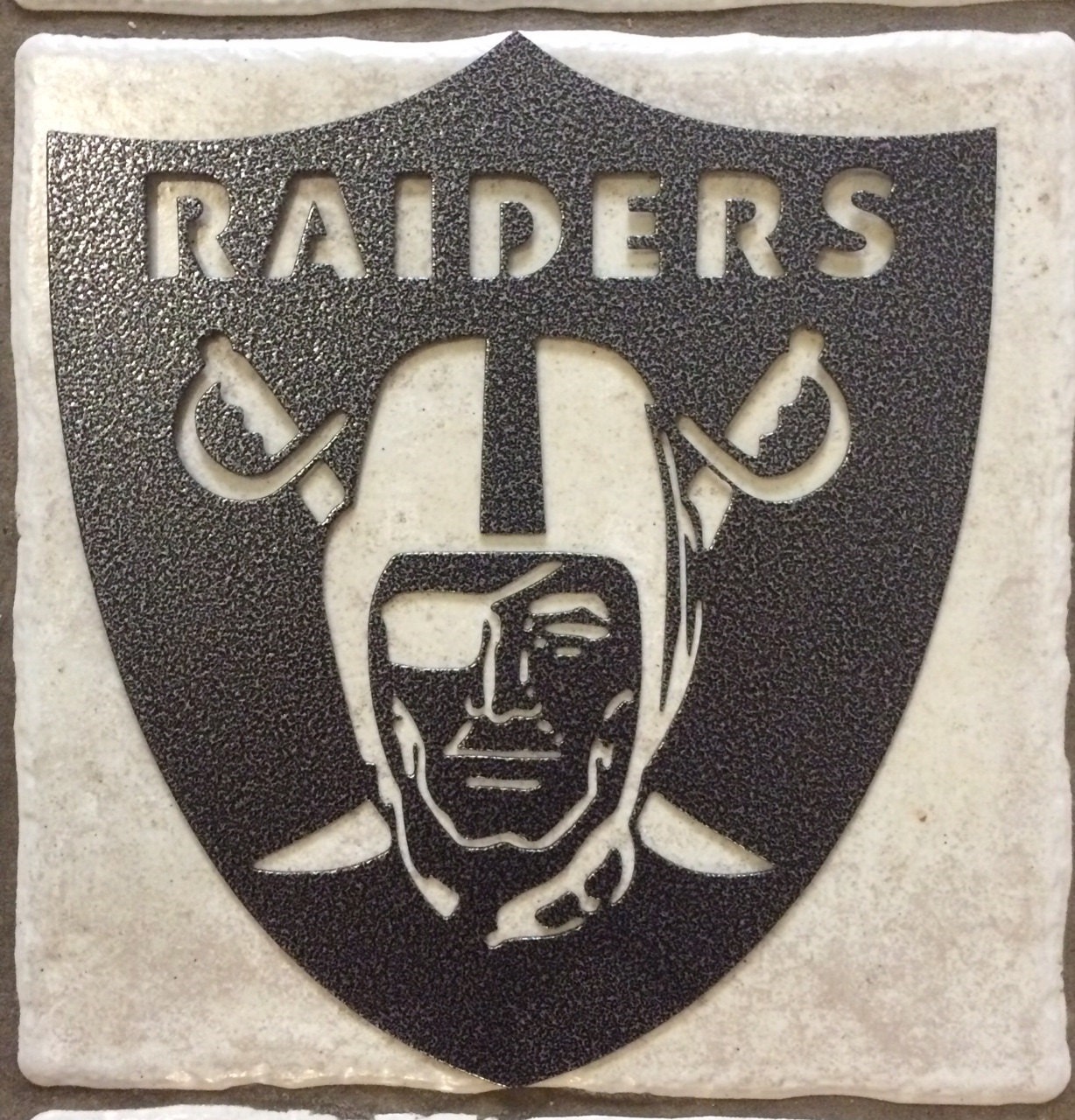 Oakland Raiders Plasma Cut Metal Wall Art 16 by MyMetalWorks