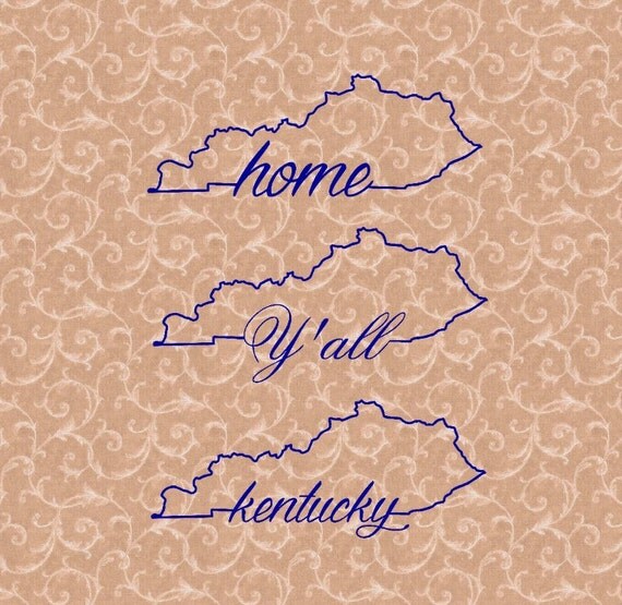 Download Kentucky state home y'all svg kentucky outline by ...