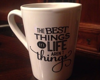 Items similar to The Best Things in Life Aren't Things Vinyl Wall Decal ...