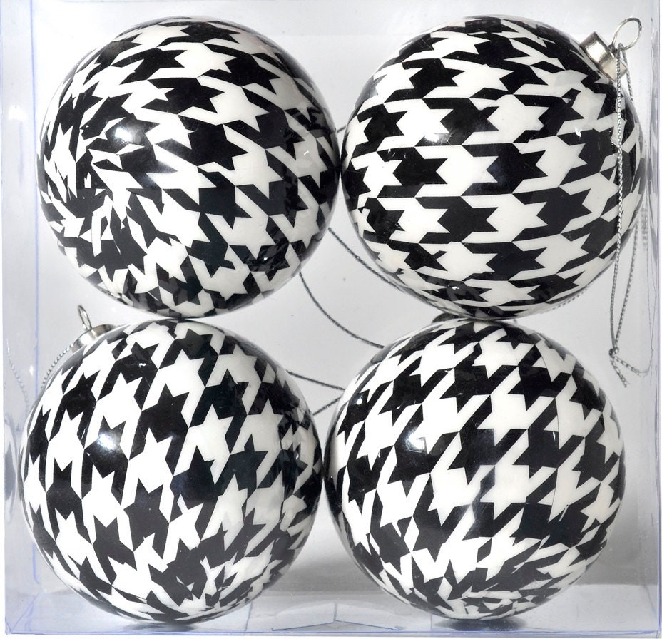 houndstooth christmas ornaments houndstooth christmas ornaments