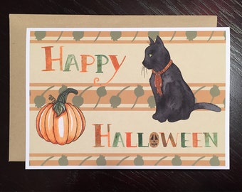 Funny Card Black Cat Greeting Card Anniversary Card