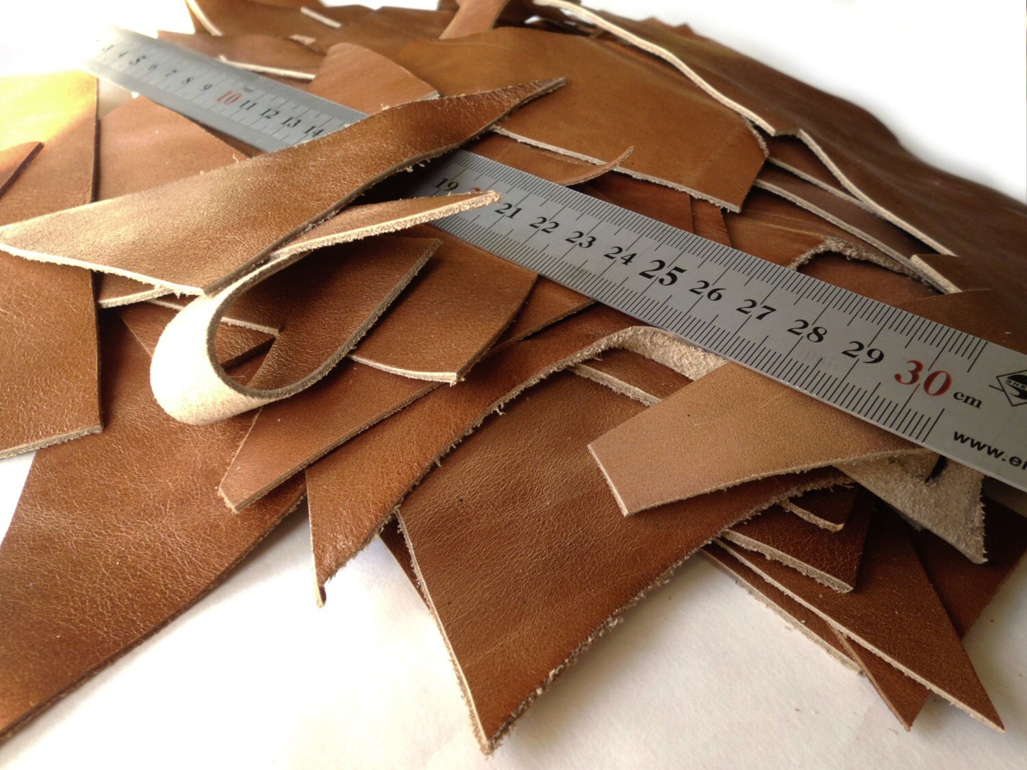 Leather Scrap Approximately 05 kg Leather Pieces by PiecesLeather