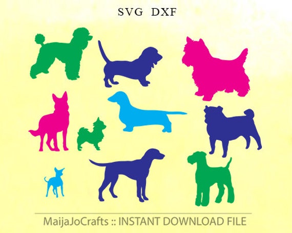 Download Animals silhouette animals SVG DXF cut file instant download