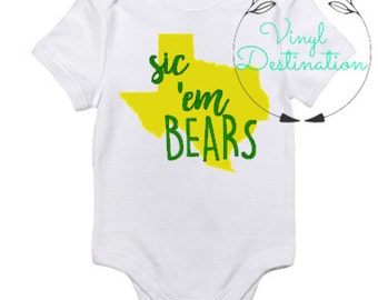 sic em bears shirt