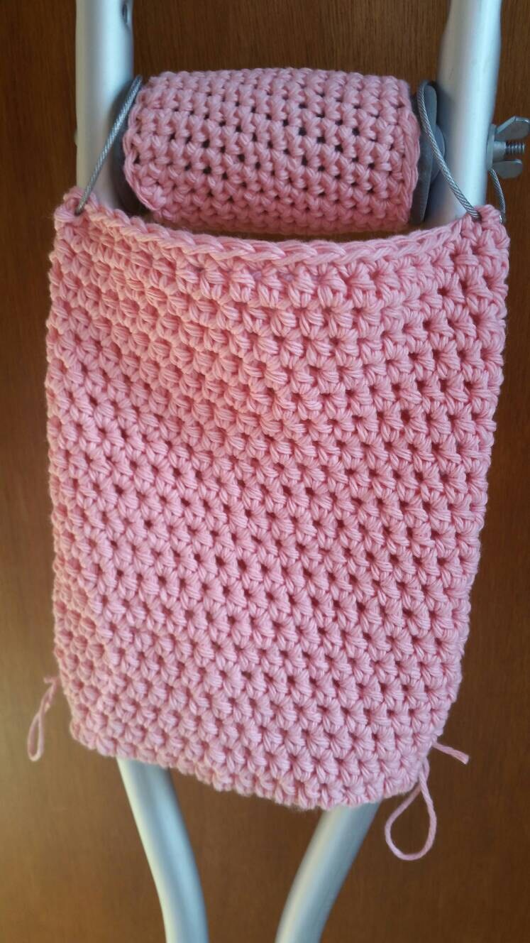 Crutch bag crochet crutch bag
